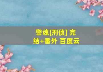 警魂[刑侦] 完结+番外 百度云